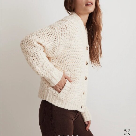 Madewell small bomber sweater nwt - Picture 2 of 11